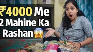 Rs4000 Me Pura Mahine Ka Rashan | Middle Class Grocery Haul | Housewife Life@JyotiSingh-v28 