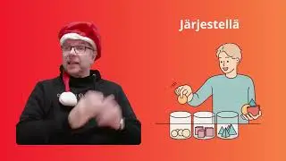 Juniori-ohjelma: 12 viittoman päivässä joulusiivoukseen liittyen