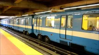 MONTREAL METRO WITH ELEMENT 41 STARTS UP & LEAVES