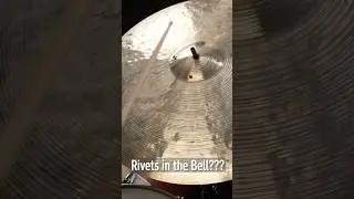 Rivets in the bell of a cymbal!?