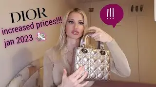 *shocking* DIOR PRICE INCREASE 2023 & QUALITY ISSUES DIOR BAGS 🙊💸😬💸 Dior zvedl ceny a sn&iacute;žil kvalitu