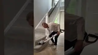 Tutorials with Nick: How to clean stairs with the AirRAM 3 #cleantok  #shorts