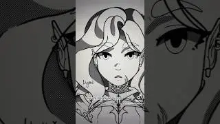 🤔What do you think? Also shading tips would be appreciated!🙏🏽 #art #webtoon #drawing #sketch