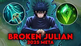 MANIAC! BEST JULIAN DAMAGE BUILD 2025 🔥 INSANE ONE-SHOT META | MLBB
