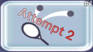 Attempting to get Platinum on Returning Balls | Wii Sports Training #1 attempt 2
