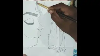 Beautiful Hanuman Drawing Step by Step | Easy Drawing | How to Draw Hanuman Ji