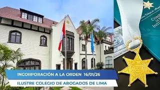 Incorporaci&oacute;n a la Orden del CAL 16-01-26