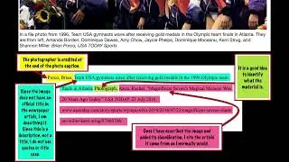 Finding image source and citing an image