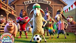 Farm Animals Play Soccer & Basketball 🐷🐮 Old MacDonald Remix