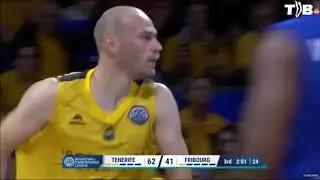 Pierre-Antoine Gillet (Tenerife) - Game highlights vs Fribourg (CL)