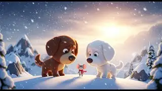 Dogs & Mouse Snow Mountain Rescue 🐶🐭❄️ | Brave Heroes Adventure | Kids Story 2026