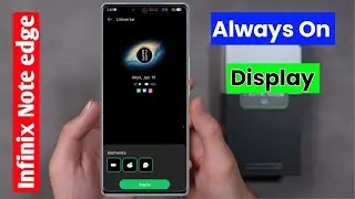 infinix note edge always on display setting | how to on always on always infinix note edge