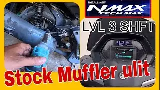 Back to Stock Muffler Na! | Nmax Techmax Downshift | Philippines