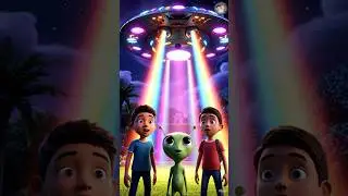 Society Ke Garden Me Mila Asli Alien 😱👽 | Cute Kids Story