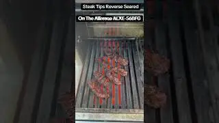 Steak Tips on The Alfresco SearZone Burner