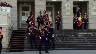 Garda de Onoare a MAI împreună cu Orchestra model de Ziua Drapelului de Stat!
