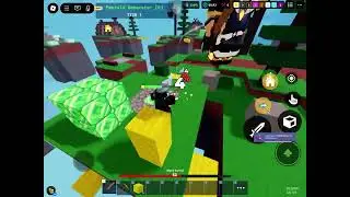 hacker in bedwars #report #easygg #hacker