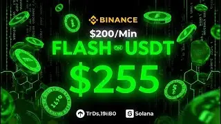 Send $200/Minute USDT | Flash Generator 2025 Demo | Binance, Trust Wallet, TRC20