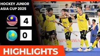 Malaysia Vs Kazakhstan Hockey Highlights | Hockey Junior Asia Cup 2025 U-18 Highlights