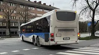 Linje 300 från Kårstavägen norra till Krematoriet
