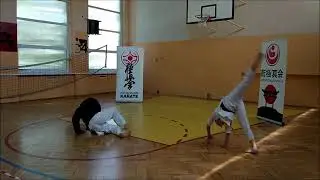 Pokaz Karate ZS CKZ Grubno 2018 Karate Kyokushin family presentation.