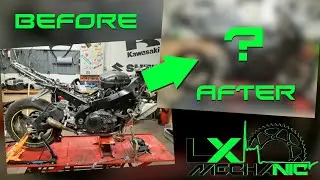 Suzuki GSX-R K6 | aftercrash rebuild/repair (Timelapse)