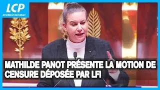 Mathilde Panot présente la motion de censure déposée par LFI contre le gouvernement Lecornu
