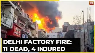 Delhi Factory Fire: 11 Charred To Death In Massive Blaze At Paint Factory In Outer Delhi&rsquo;s Alipur