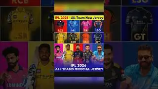 IPL 2026 ALL TEAM OFFICIAL JERSEY #shorts  #cricket