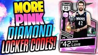 MORE PINK DIAMOND KEVIN LOVE LOCKER CODES! NBA 2K17 MyTEAM LOCKER CODES!