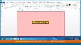 COMPONENTS OF MS WORD WINDOW