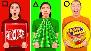 Geometric Shape Food Challenge | Kitchen War by KaZaZa Challenge