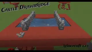 Minecraft Bedrock 1.19 Castle Redstone Drawbridge