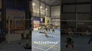Amazing Rally 😳 Libero 🥲🔥 #volleydonor #volleyball #haikyuu #kerala #college #brasil #france