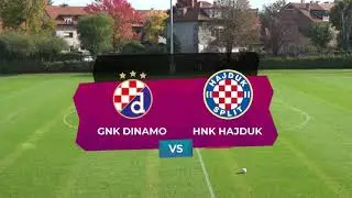DINAMO vs HAJDUK 1:1 (10. kolo, Prva HNL - Juniori 21/22)