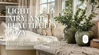 10 Green & Cream Styling Ideas for a Fresh, Timeless Summer Home 🌿🤍