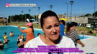 Paola Latyn -Secretaria Coordinadora De Gabinete - Apertura De Temporada 2026 De La Pileta Municipal