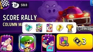 Solo Challenge Score Rally | 3 Tickets | Column Mania + Rainbow | Match Masters