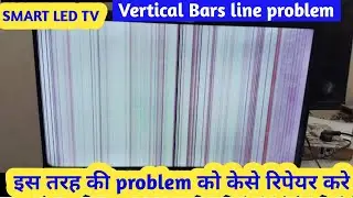 32 led tv display problem | 32 led tv horizontal line repair | china led tv vertical line repair ||
