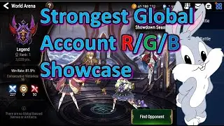 Legend RTA Reviews - Strongest Global Account?! NomNomBunny R/G/B Unit Showcase
