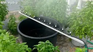 Simple Misting Example Using Gray/Black & Orange Mist Nozzle / Micro Sprayer Head