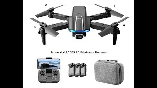 Drone YLR/C S65 RC, Câmera 4K Dual Câmera RC Quadcopter, Trajetória Voo Controle Gesto Marca Homesen