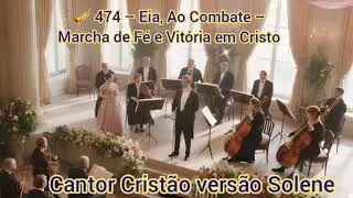 🎺 474 – Eia, Ao Combate | Hinário Cantor Cristão – Marcha de Fé e Vitória em Cristo