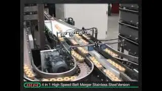 MER003 - Dynamic Merger 4 in 1 DU41L for biscuits in trays