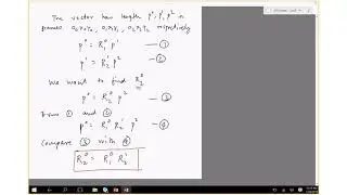 Robotics Lec3: Rigid body rotation, translation and homogenous transformations (Spring 2019)