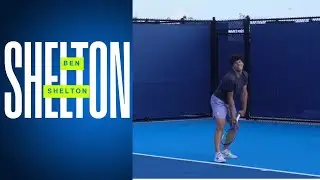 Ben Shelton Practice at Cincinnati Open 2025