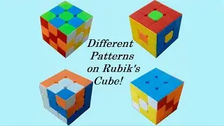 Some 3x3 Rubik's Cube Cool Patterns (Part 1).