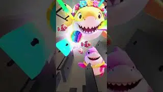 468 Baby Shark  Marble Music VR | Satisfying ASMR Experience #asmr #marblemusic #shorts #marbleasmr
