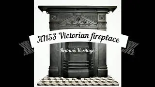 Heritage Fireplace Centre - AI153 Victorian antique cast iron fireplace