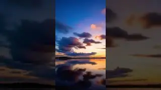 #DreamScreenAI #sky #sunset #goldensun #serene #music #clouds #calm
